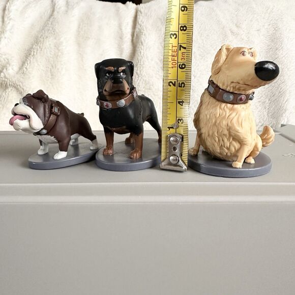 Disney Up Dogs PVC Figures Lot Of 3 Beta Gamma Dug 2.5” Cake Topper Toy Figurine - Picture 7 of 7